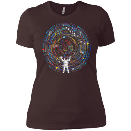 T-Shirts Dark Chocolate / X-Small Space DJ Women's Premium T-Shirt