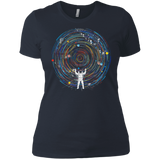 T-Shirts Indigo / X-Small Space DJ Women's Premium T-Shirt