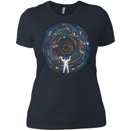 T-Shirts Indigo / X-Small Space DJ Women's Premium T-Shirt