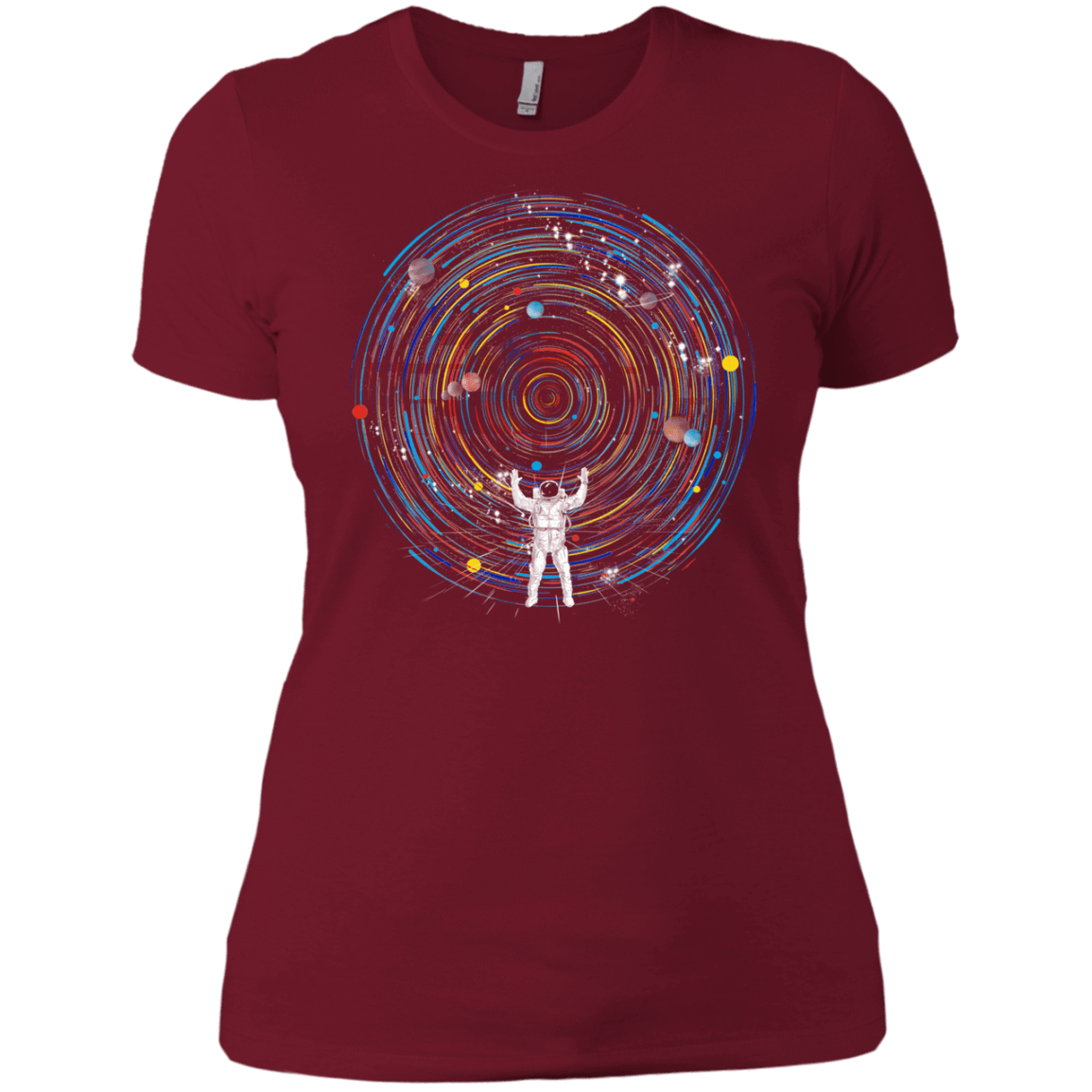 T-Shirts Scarlet / X-Small Space DJ Women's Premium T-Shirt