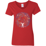 Space DJ Women's V-Neck T-Shirt