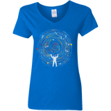 Space DJ Women's V-Neck T-Shirt