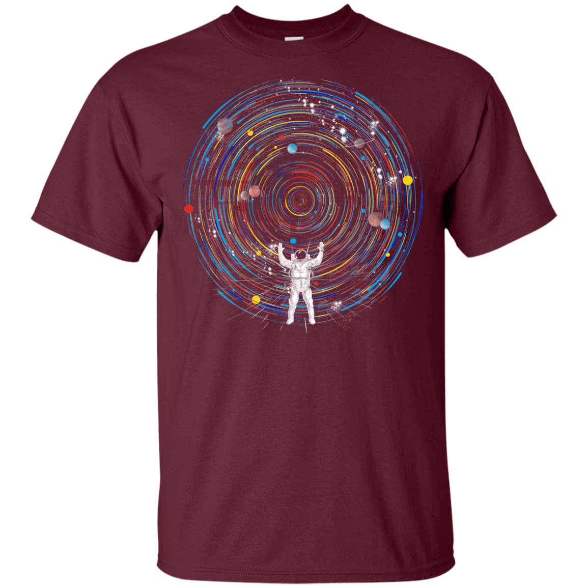 T-Shirts Maroon / YXS Space DJ Youth T-Shirt