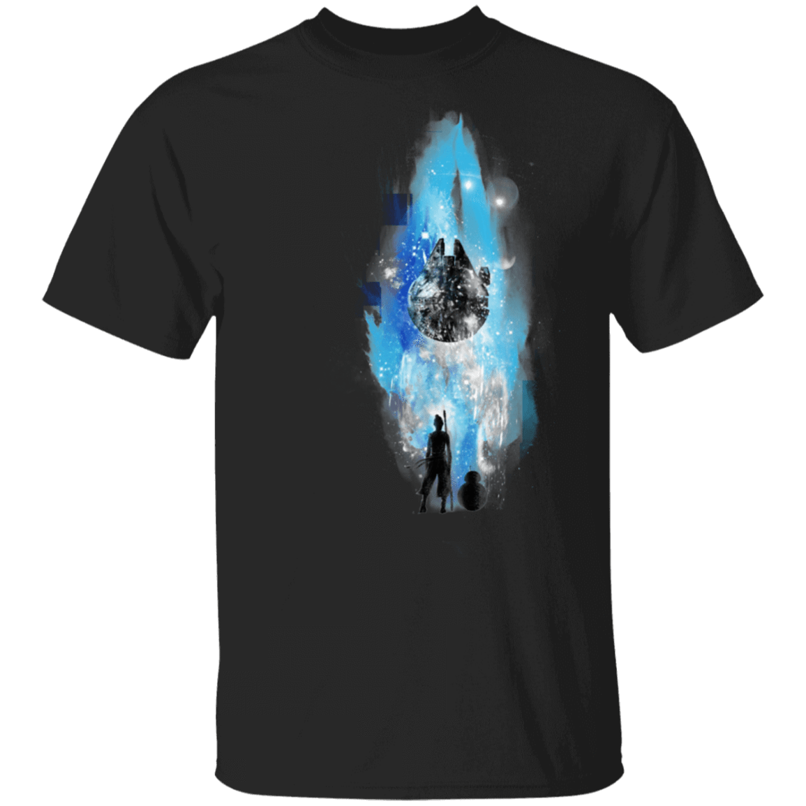 T-Shirts Black / S Space Falcon T-Shirt
