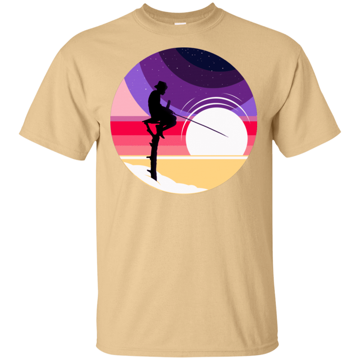 T-Shirts Vegas Gold / S Space Fishing T-Shirt
