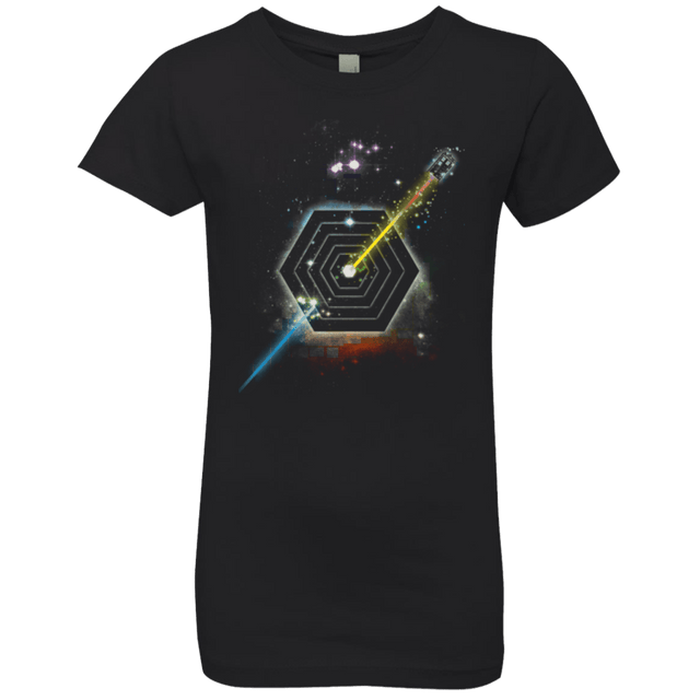 T-Shirts Black / YXS Space Fragmentation Travel Girls Premium T-Shirt