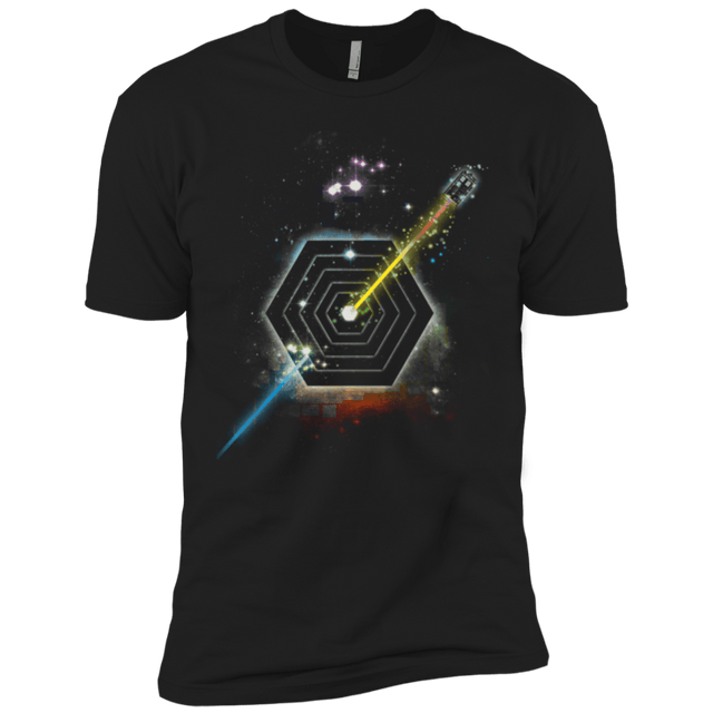 T-Shirts Black / X-Small Space Fragmentation Travel Men's Premium T-Shirt