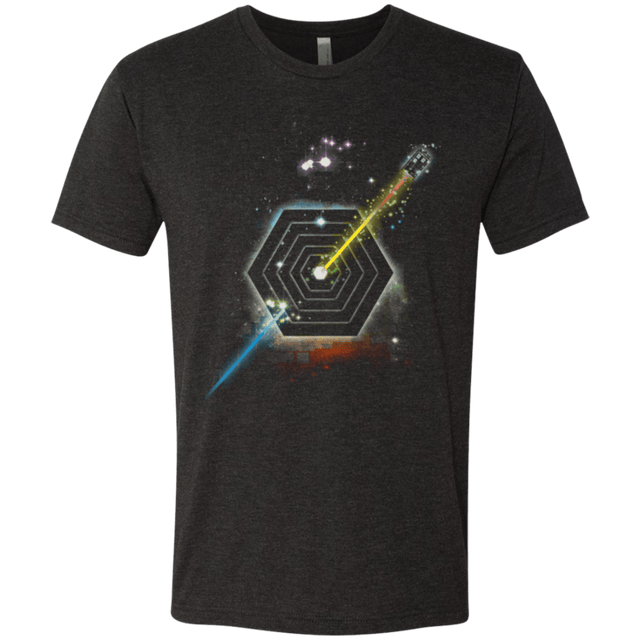 T-Shirts Vintage Black / Small Space Fragmentation Travel Men's Triblend T-Shirt