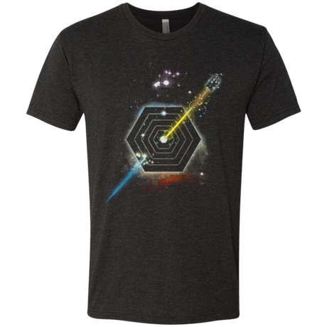 T-Shirts Vintage Black / Small Space Fragmentation Travel Men's Triblend T-Shirt