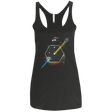 T-Shirts Vintage Black / X-Small Space Fragmentation Travel Women's Triblend Racerback Tank