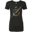 T-Shirts Vintage Black / Small Space Fragmentation Travel Women's Triblend T-Shirt
