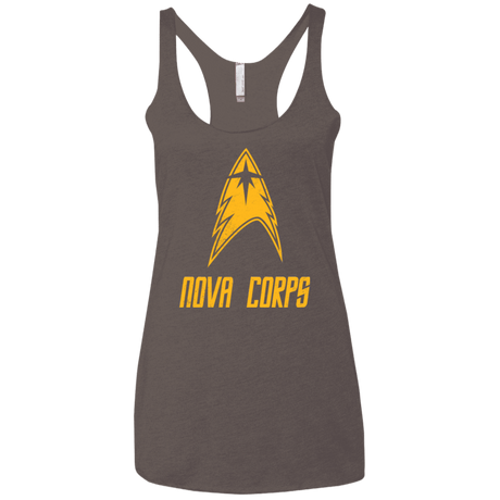 T-Shirts Macchiato / X-Small Space Gang Women's Triblend Racerback Tank