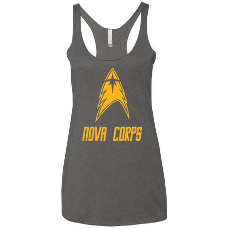 T-Shirts Premium Heather / X-Small Space Gang Women's Triblend Racerback Tank