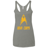 T-Shirts Venetian Grey / X-Small Space Gang Women's Triblend Racerback Tank