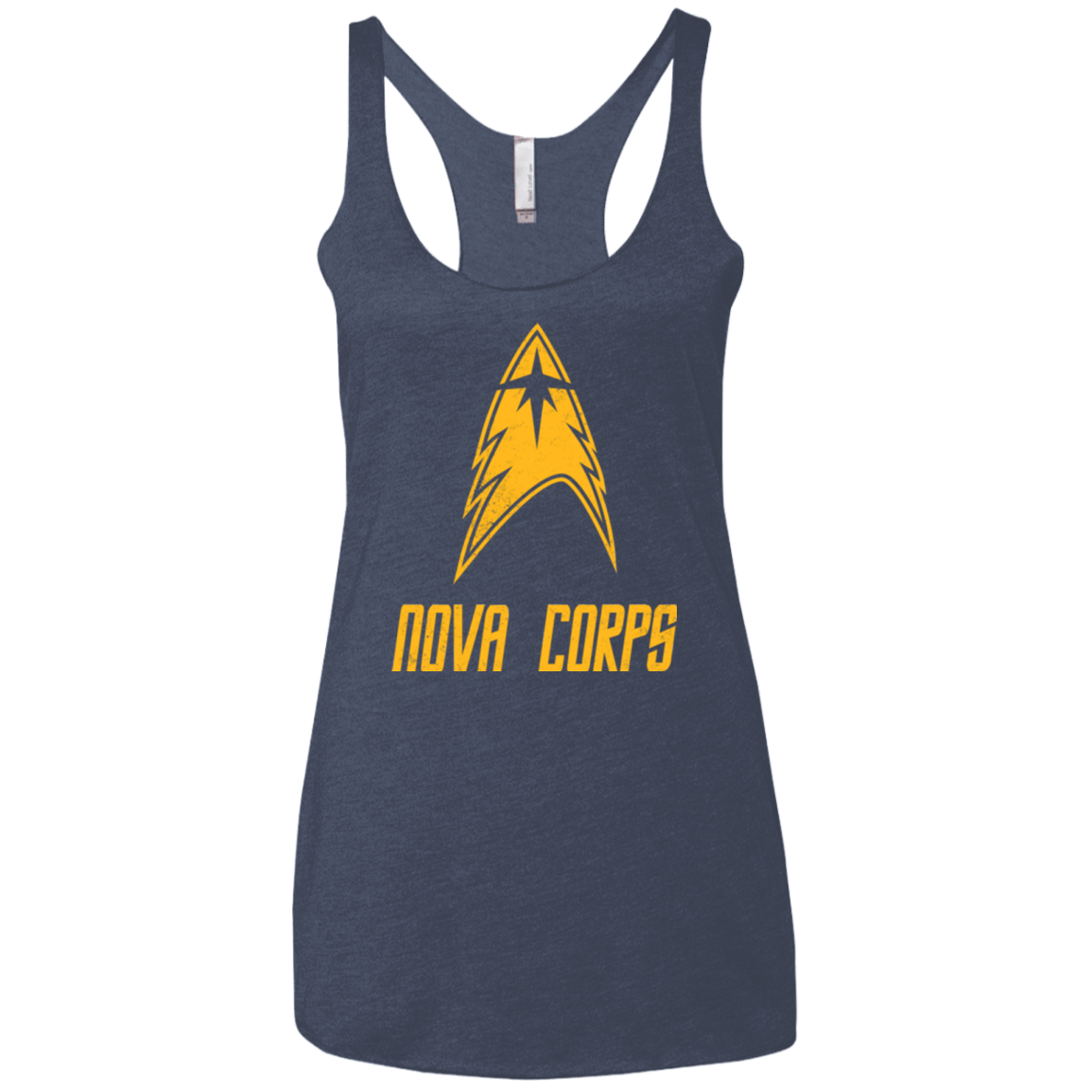 Space Gang Women's Triblend Racerback Tank