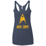 Space Gang Women's Triblend Racerback Tank