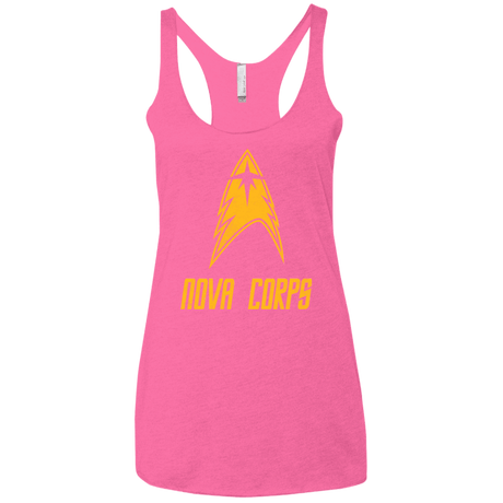 T-Shirts Vintage Pink / X-Small Space Gang Women's Triblend Racerback Tank