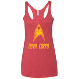 T-Shirts Vintage Red / X-Small Space Gang Women's Triblend Racerback Tank