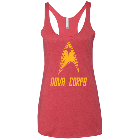 T-Shirts Vintage Red / X-Small Space Gang Women's Triblend Racerback Tank