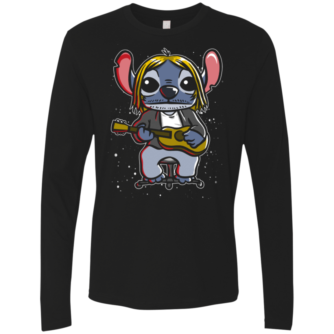 T-Shirts Black / Small Space Grunge Men's Premium Long Sleeve