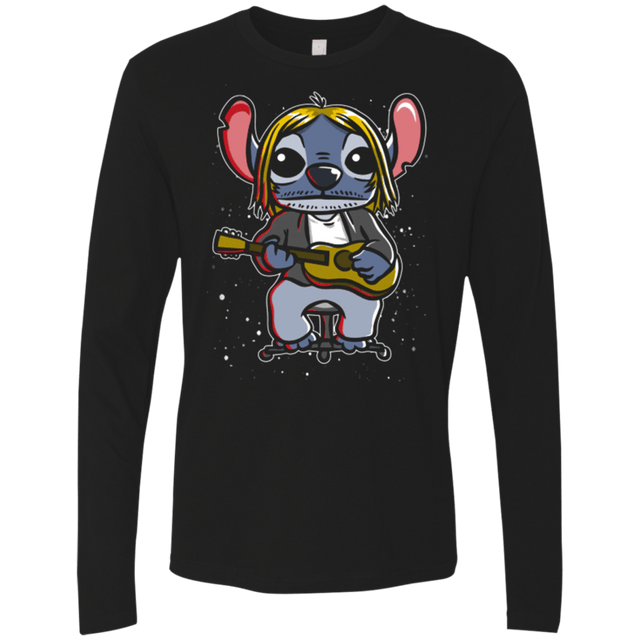 T-Shirts Black / Small Space Grunge Men's Premium Long Sleeve