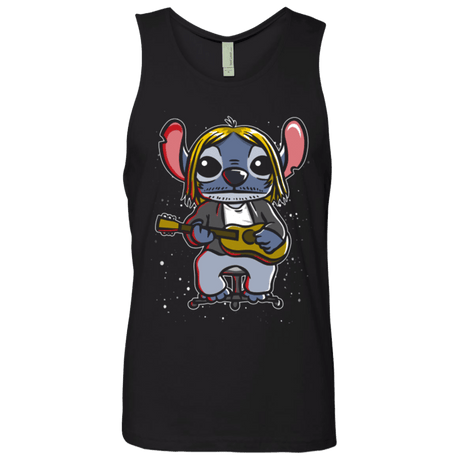 T-Shirts Black / Small Space Grunge Men's Premium Tank Top