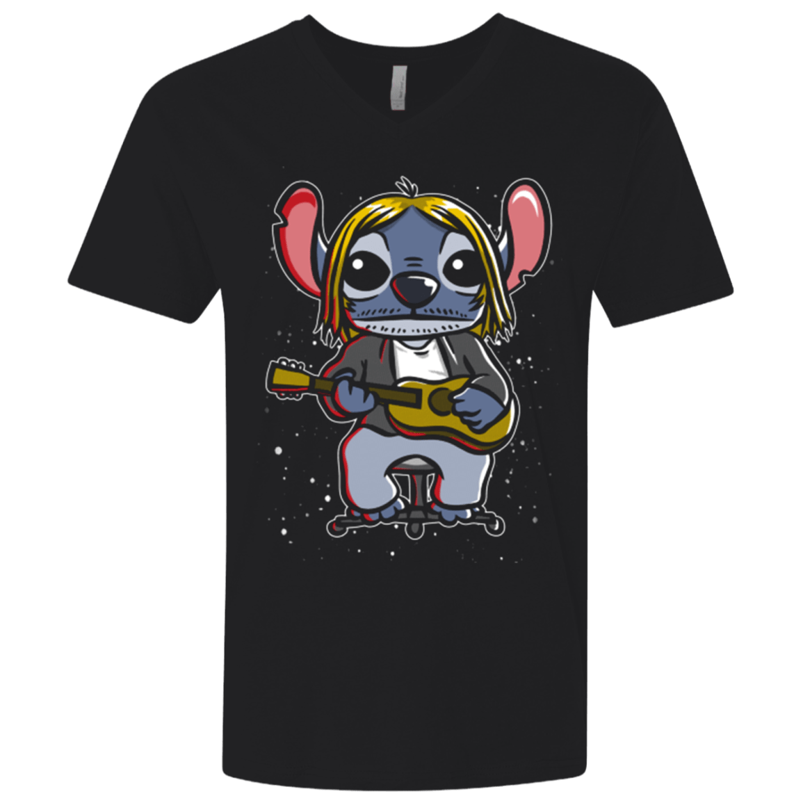 T-Shirts Black / X-Small Space Grunge Men's Premium V-Neck