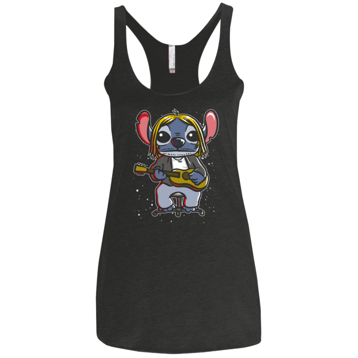 T-Shirts Vintage Black / X-Small Space Grunge Women's Triblend Racerback Tank