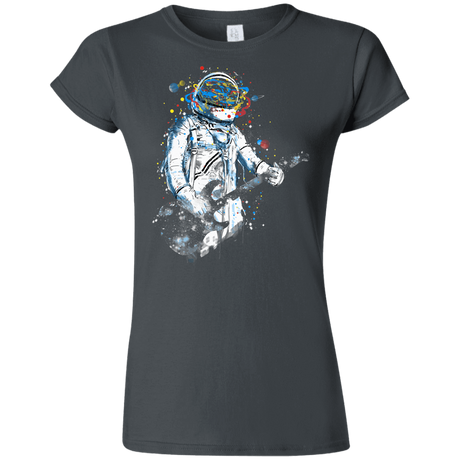 T-Shirts Charcoal / S Space Guitar Junior Slimmer-Fit T-Shirt