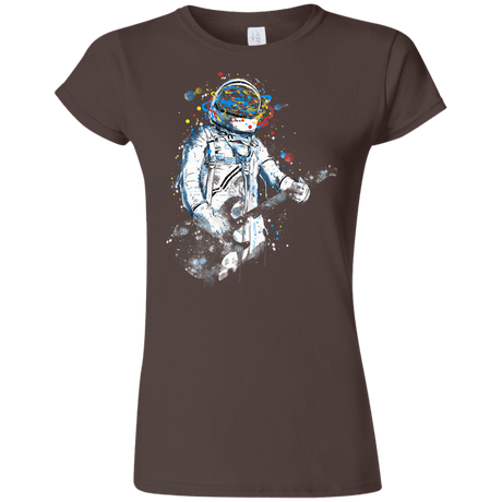 T-Shirts Dark Chocolate / S Space Guitar Junior Slimmer-Fit T-Shirt