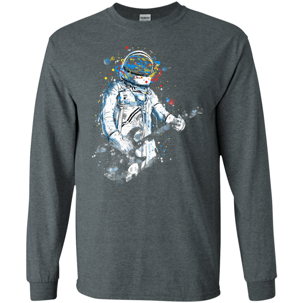 Space Guitar Men's Long Sleeve T-Shirt