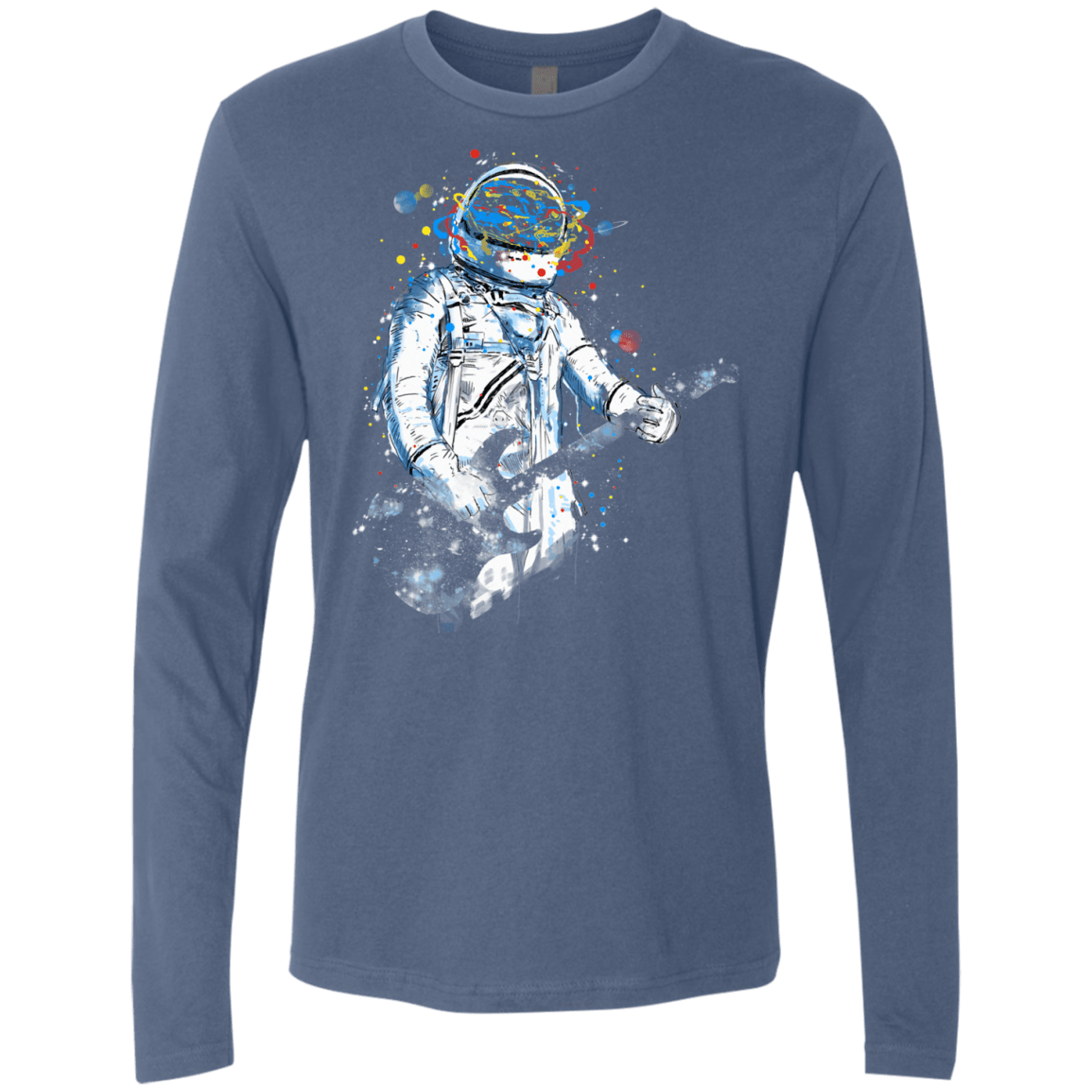 Space Guitar Men's Premium Long Sleeve