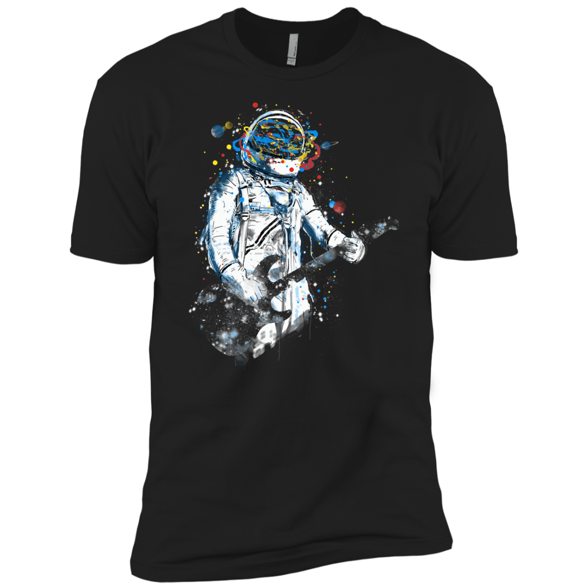 T-Shirts Black / X-Small Space Guitar Men's Premium T-Shirt