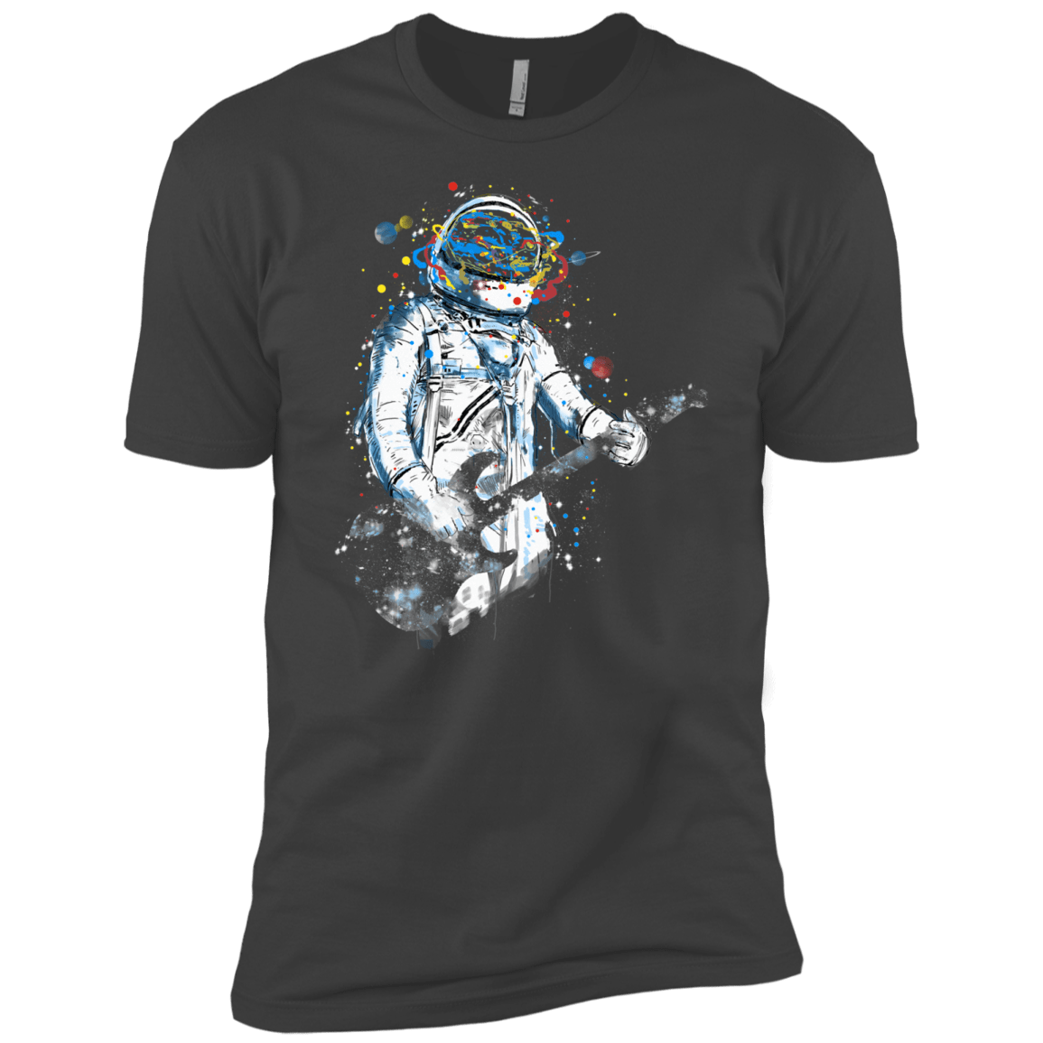 T-Shirts Heavy Metal / X-Small Space Guitar Men's Premium T-Shirt