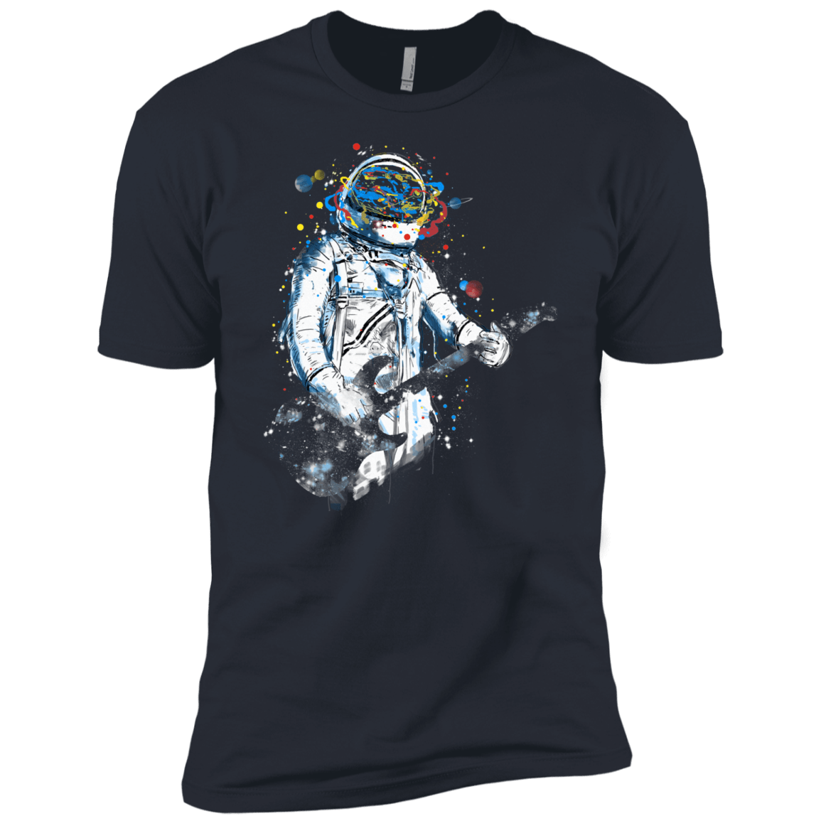 T-Shirts Indigo / X-Small Space Guitar Men's Premium T-Shirt