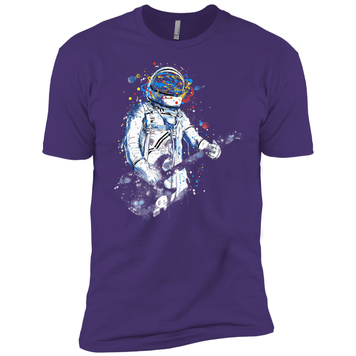 T-Shirts Purple Rush/ / X-Small Space Guitar Men's Premium T-Shirt