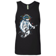 T-Shirts Black / S Space Guitar Men's Premium Tank Top