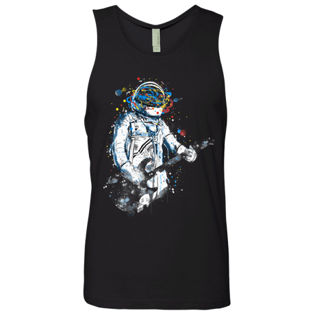 T-Shirts Black / S Space Guitar Men's Premium Tank Top