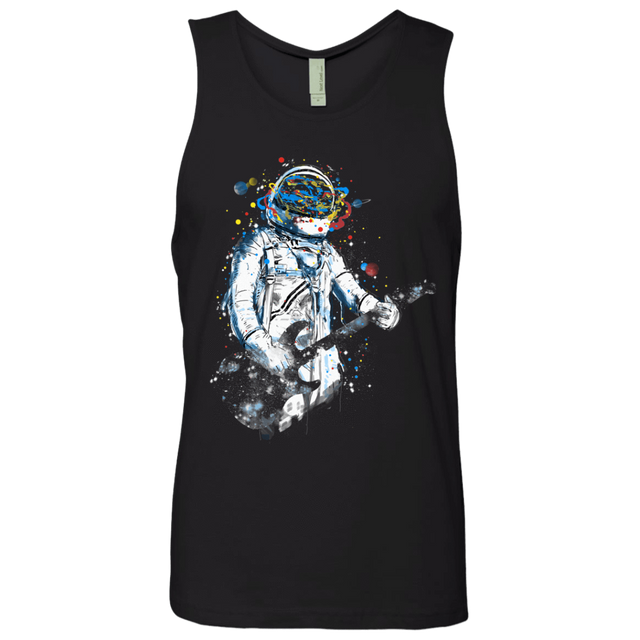 T-Shirts Black / S Space Guitar Men's Premium Tank Top