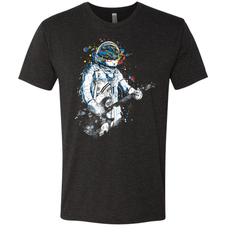 T-Shirts Vintage Black / S Space Guitar Men's Triblend T-Shirt