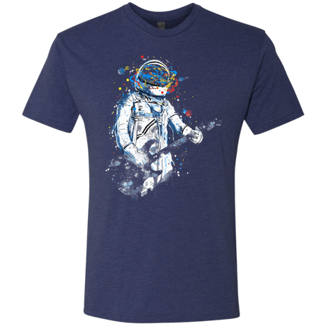 T-Shirts Vintage Navy / S Space Guitar Men's Triblend T-Shirt