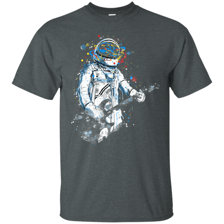T-Shirts Dark Heather / S Space Guitar T-Shirt