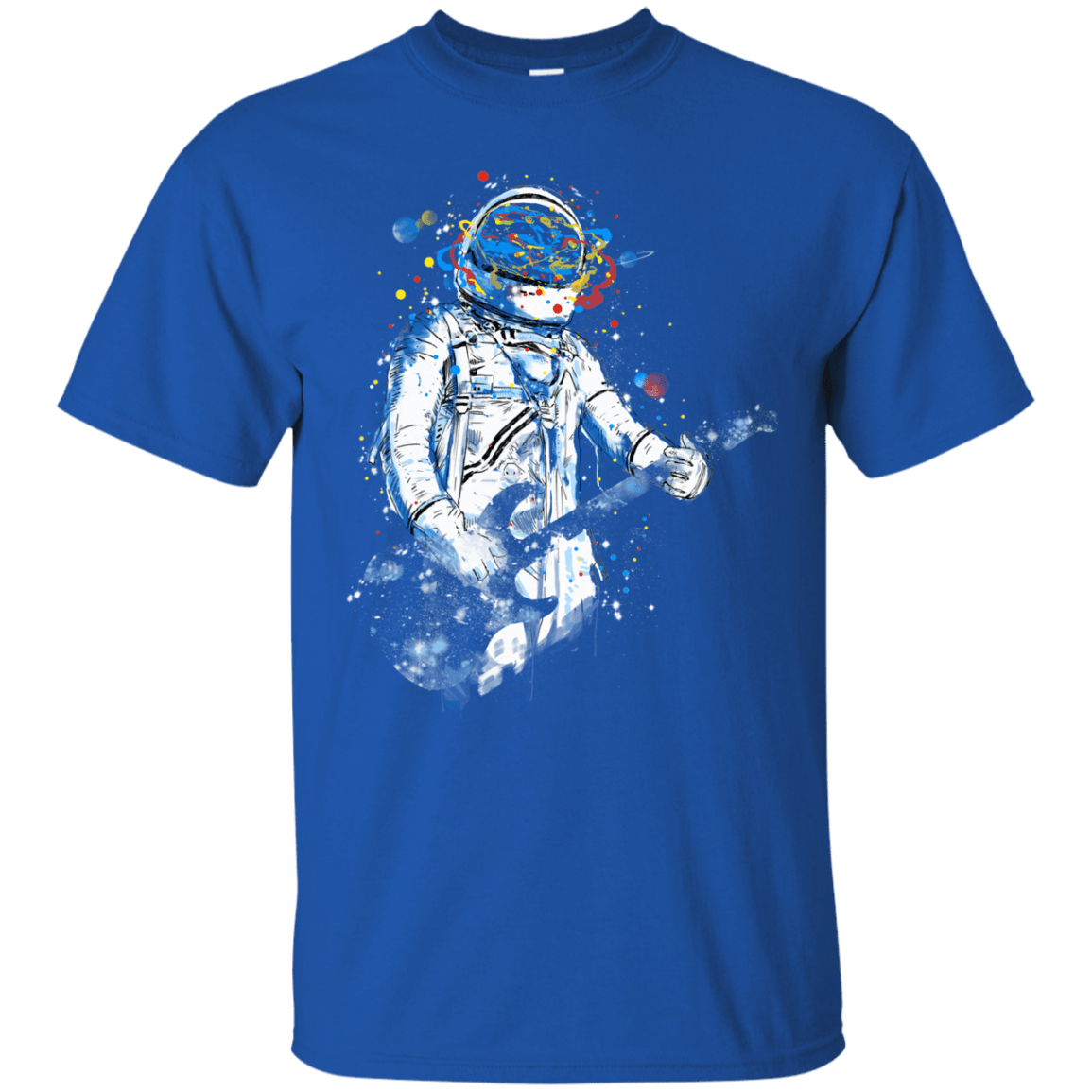 T-Shirts Royal / S Space Guitar T-Shirt