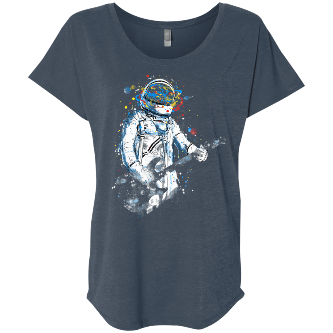 Space Guitar Triblend Dolman Sleeve