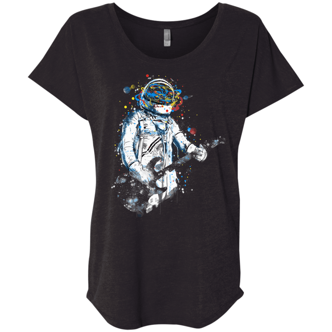 Space Guitar Triblend Dolman Sleeve
