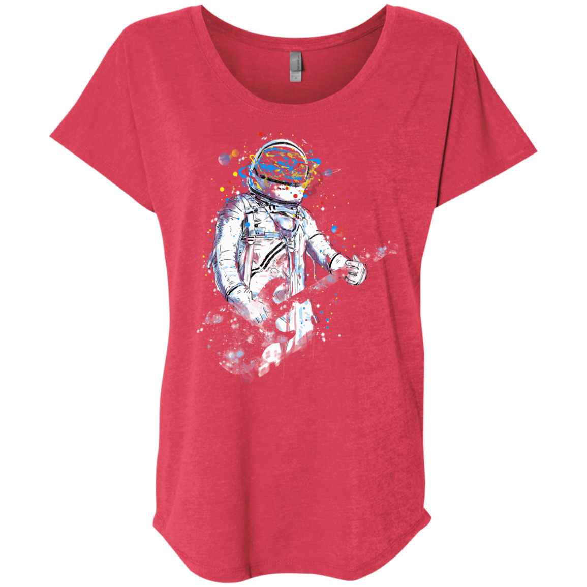 Space Guitar Triblend Dolman Sleeve