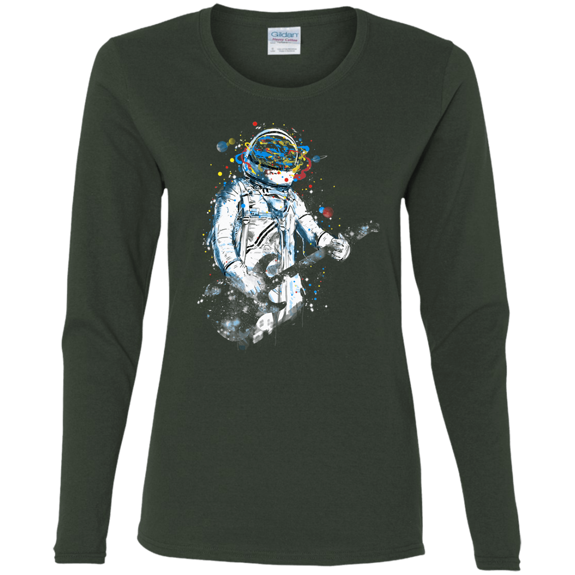 Space Guitar Women's Long Sleeve T-Shirt