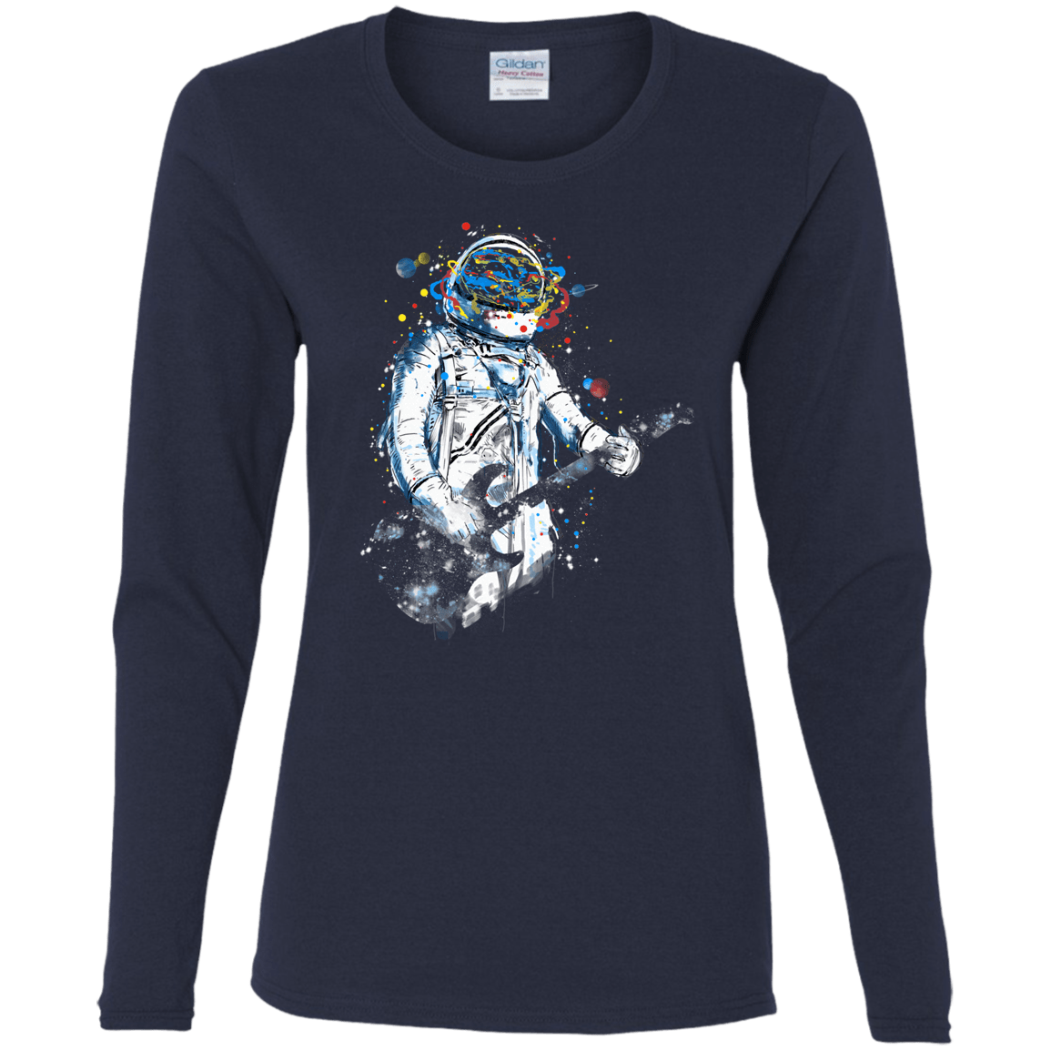 Space Guitar Women's Long Sleeve T-Shirt