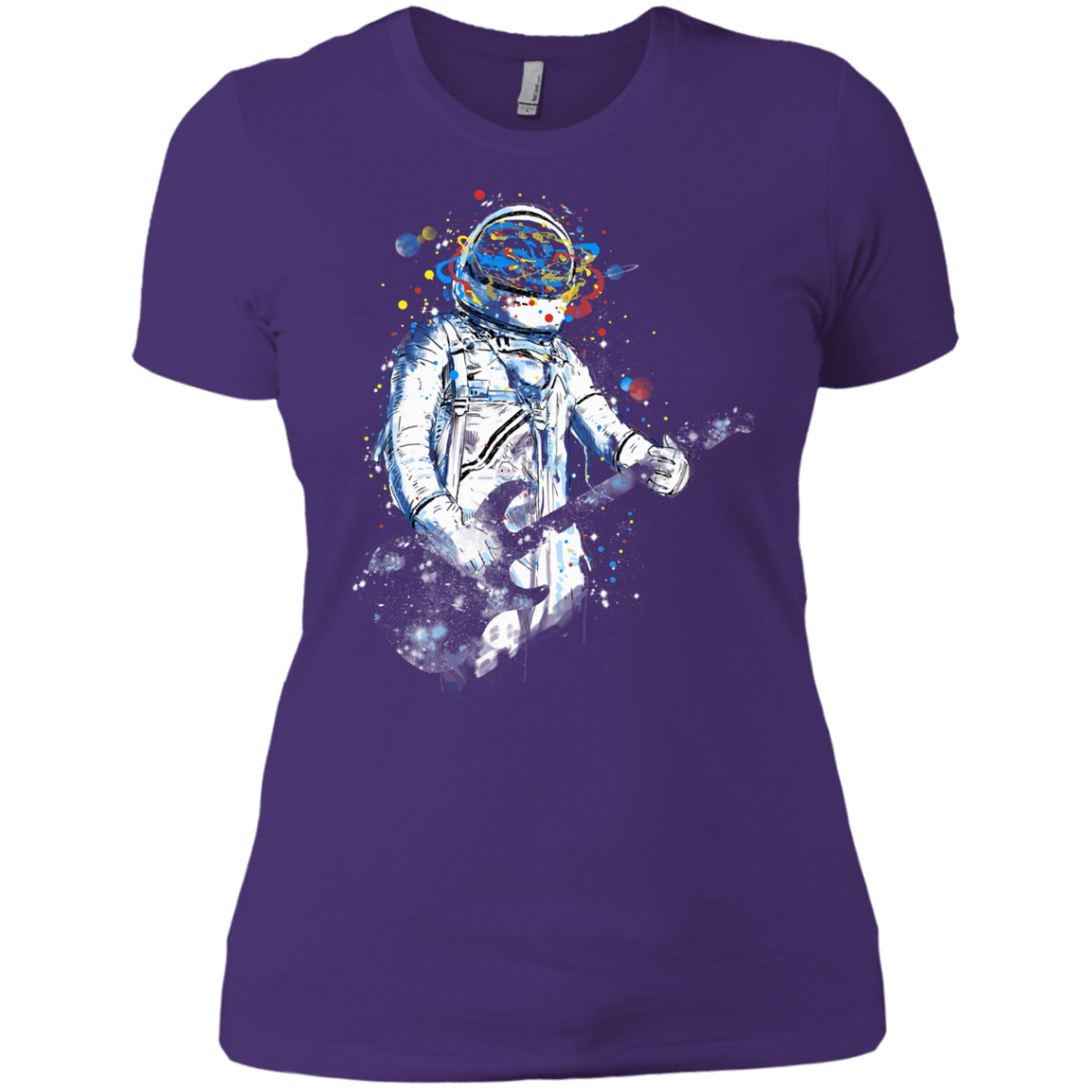 T-Shirts Purple Rush/ / X-Small Space Guitar Women's Premium T-Shirt