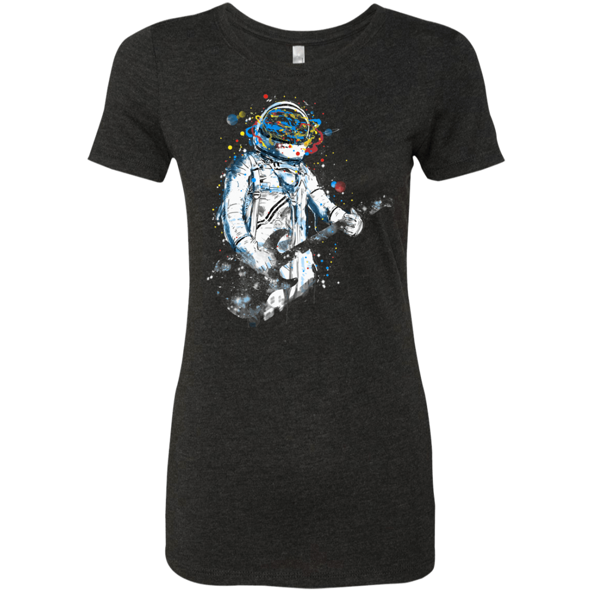 Space Guitar Women's Triblend T-Shirt
